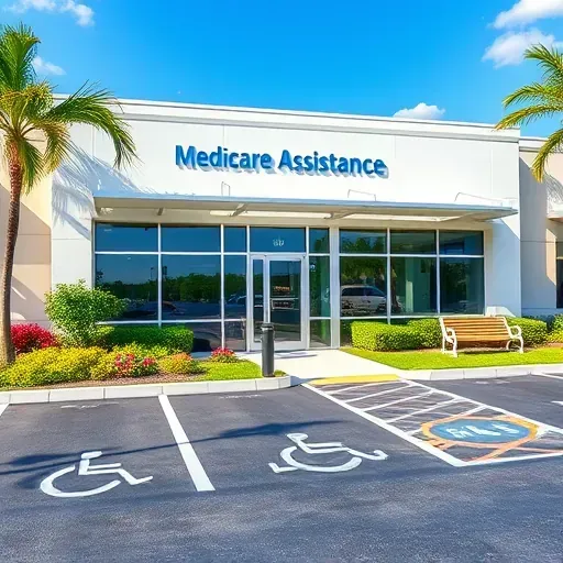 Modern healthcare office exterior in Pembroke Pines Florida with welcoming signage, lush landscaping, accessible parking, and clear branding