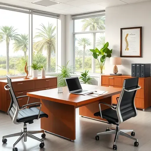 Modern healthcare office in Pembroke Pines with organized supplies, natural light, and healthcare decor illustrating Medicare guidance