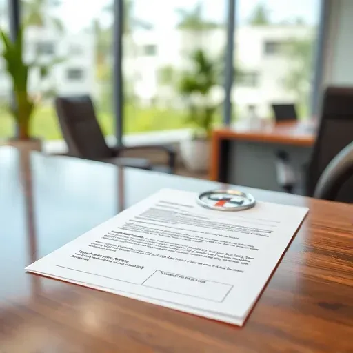 Completed health insurance paperwork on a desk in Pembroke Pines FL conveying professionalism and organization.