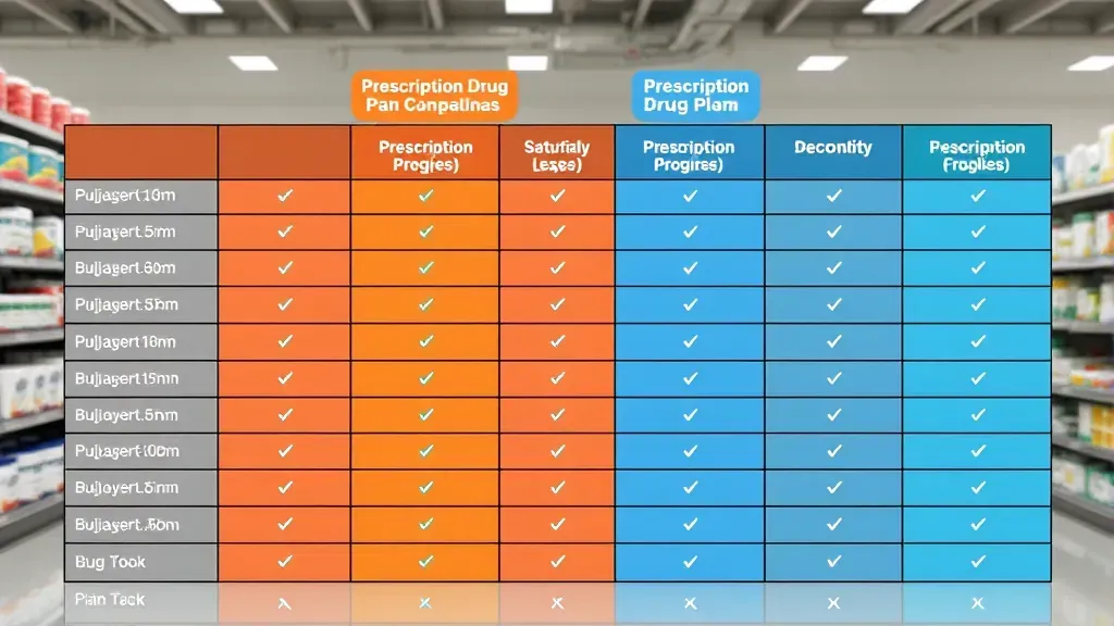 Prescription Drug Plan Comparison projects in Pembroke Pines FL showcasing various plan options and benefits.