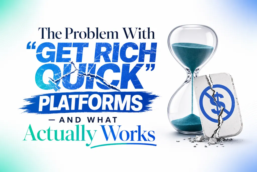 The Problem With "Get Rich Quick" Platforms - And What Actually Works