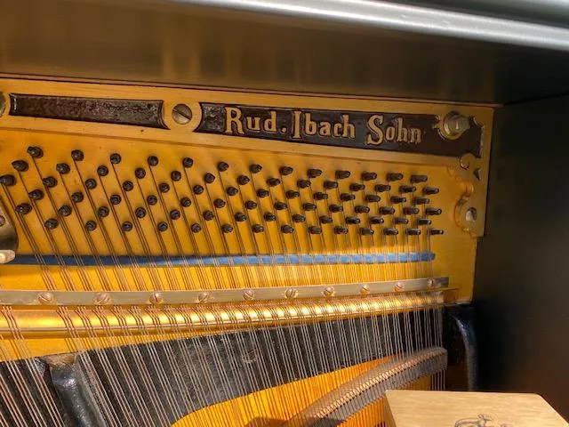 Detail from an old cleaned up piano 