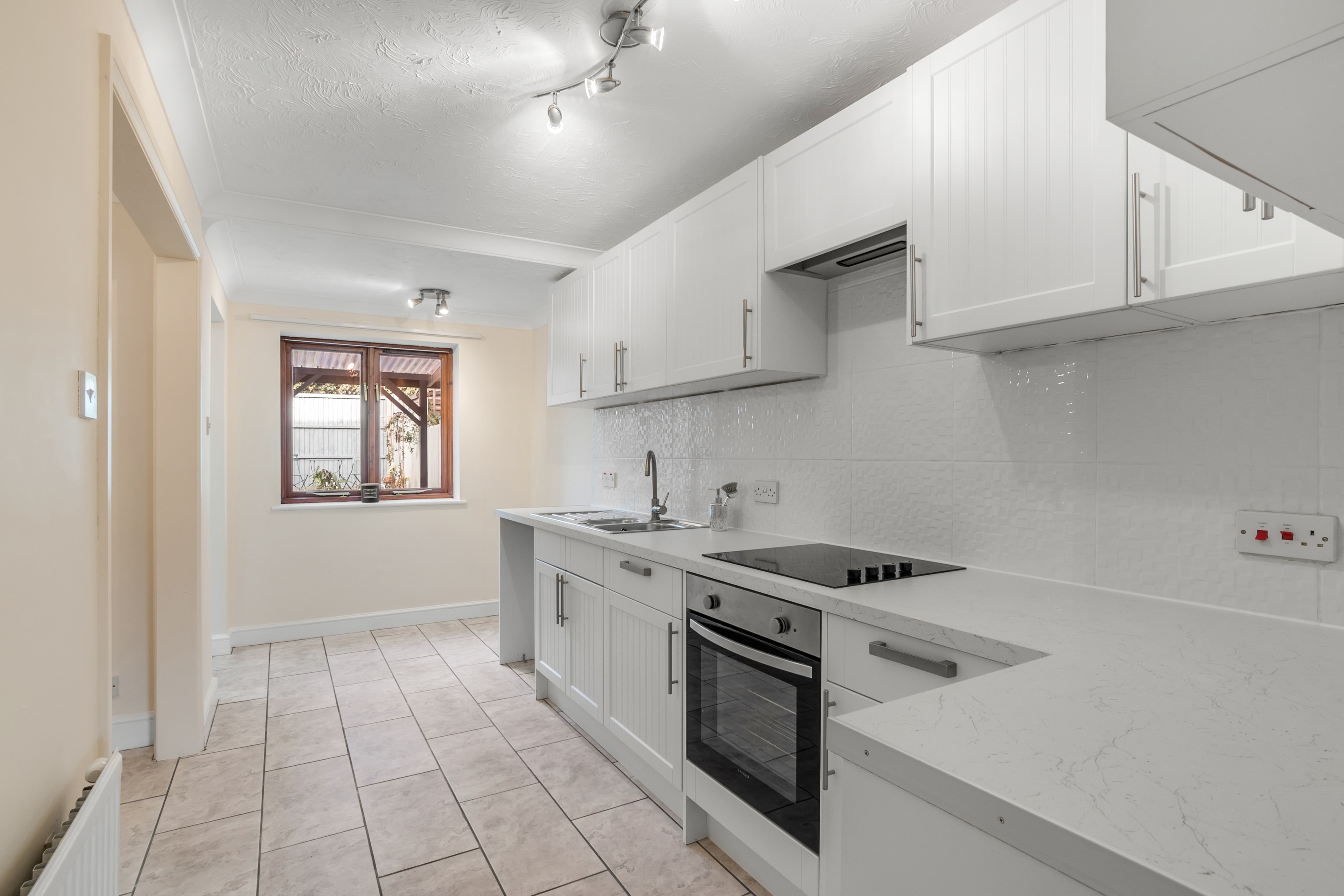 Vintage wall sign in living room