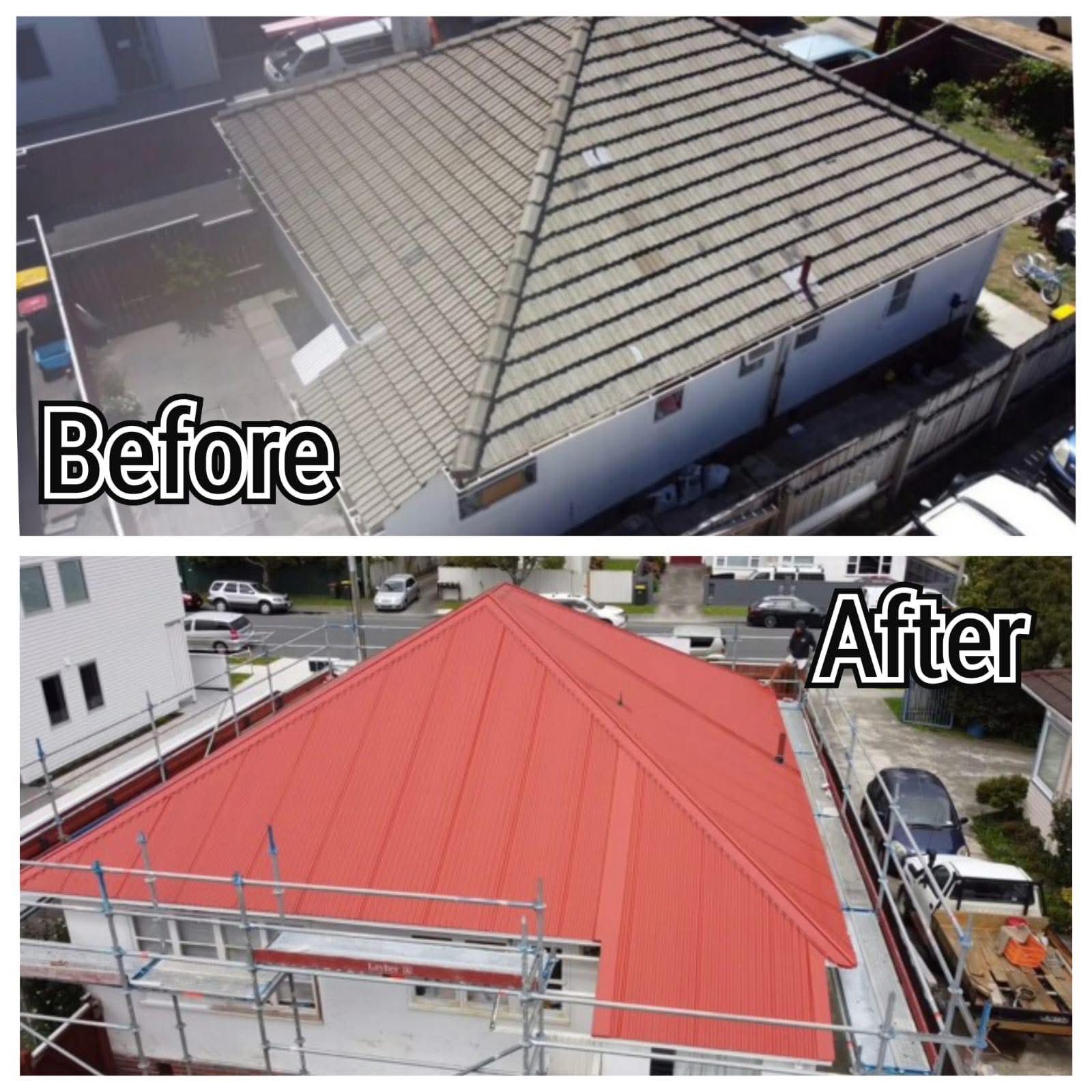 Gutter cleaning and roof maintenance in Wellington