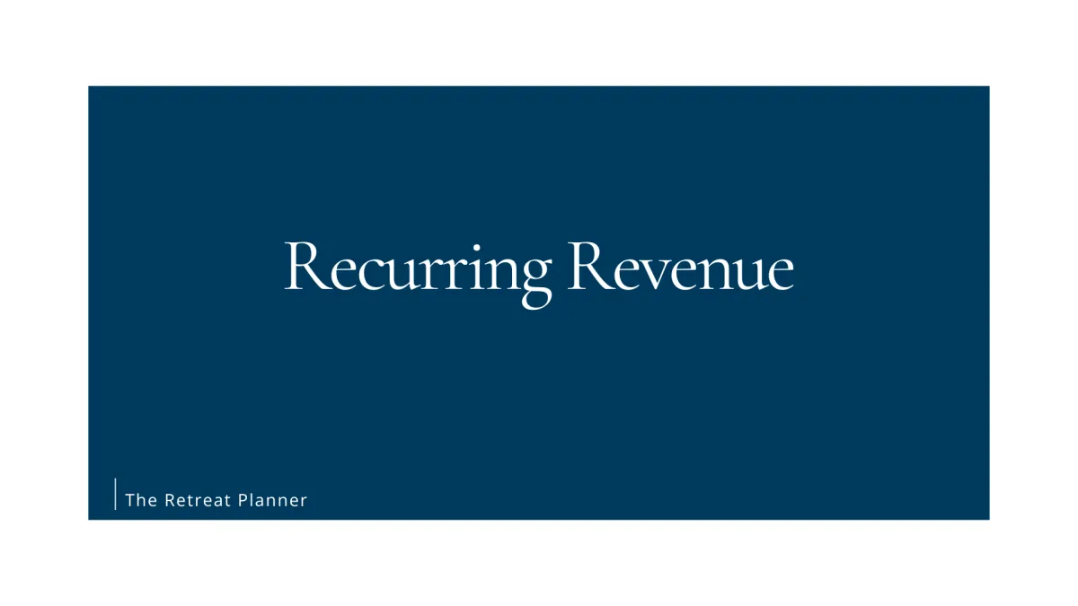 Recurring Revenue