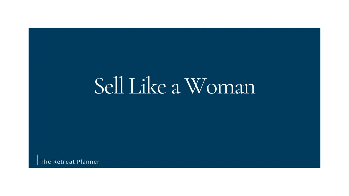 Sell Like a Woman