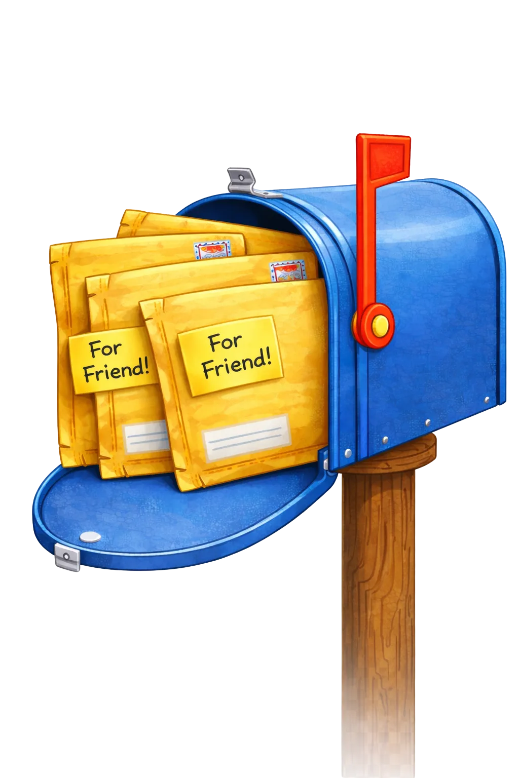 white paper on yellow background