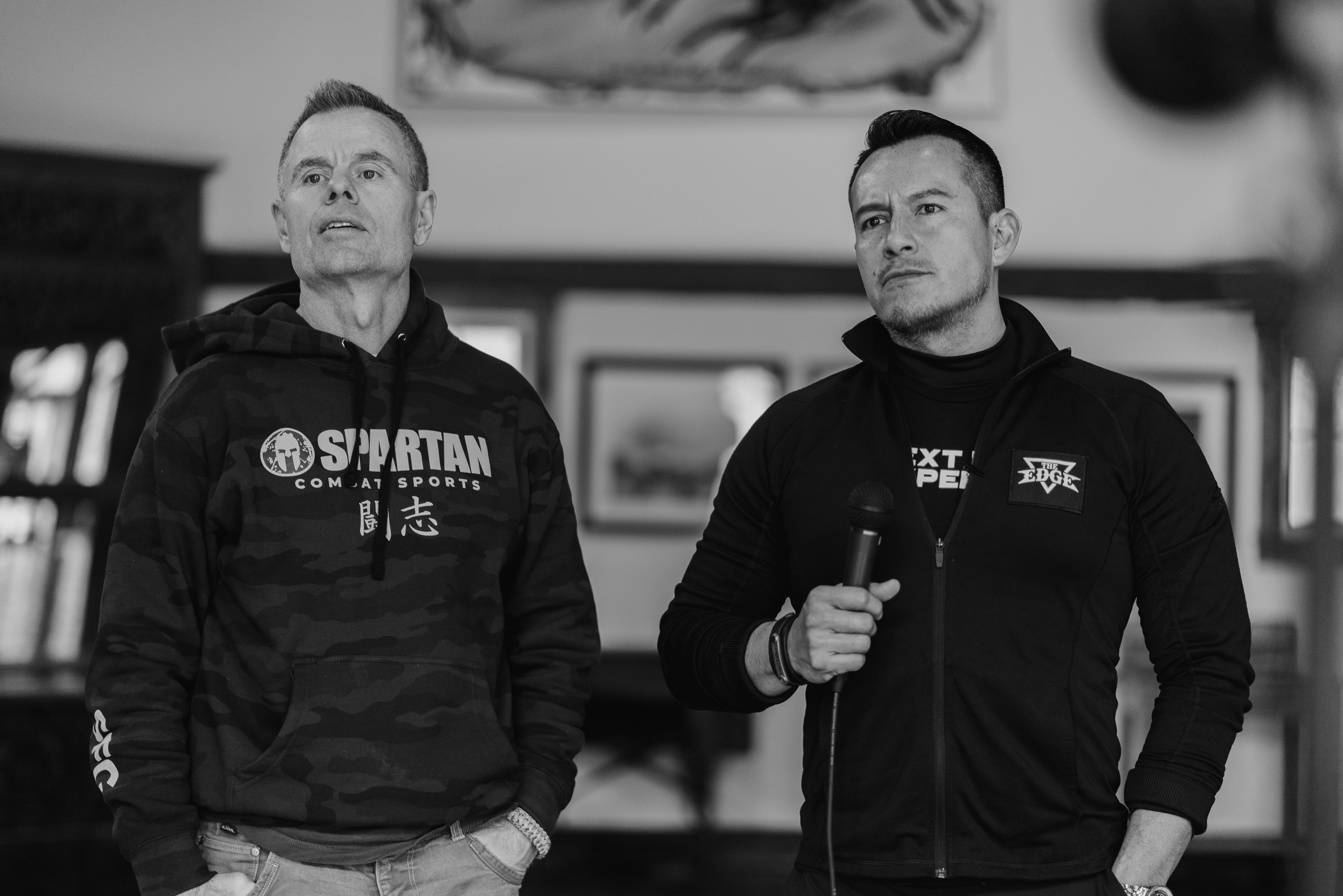 raul villacis and joe desena founder of spartan race during kings code podcast