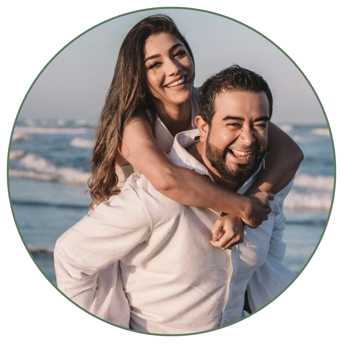 couple on beach