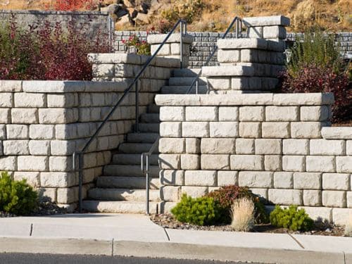 Baxter Retaining Wall Installation