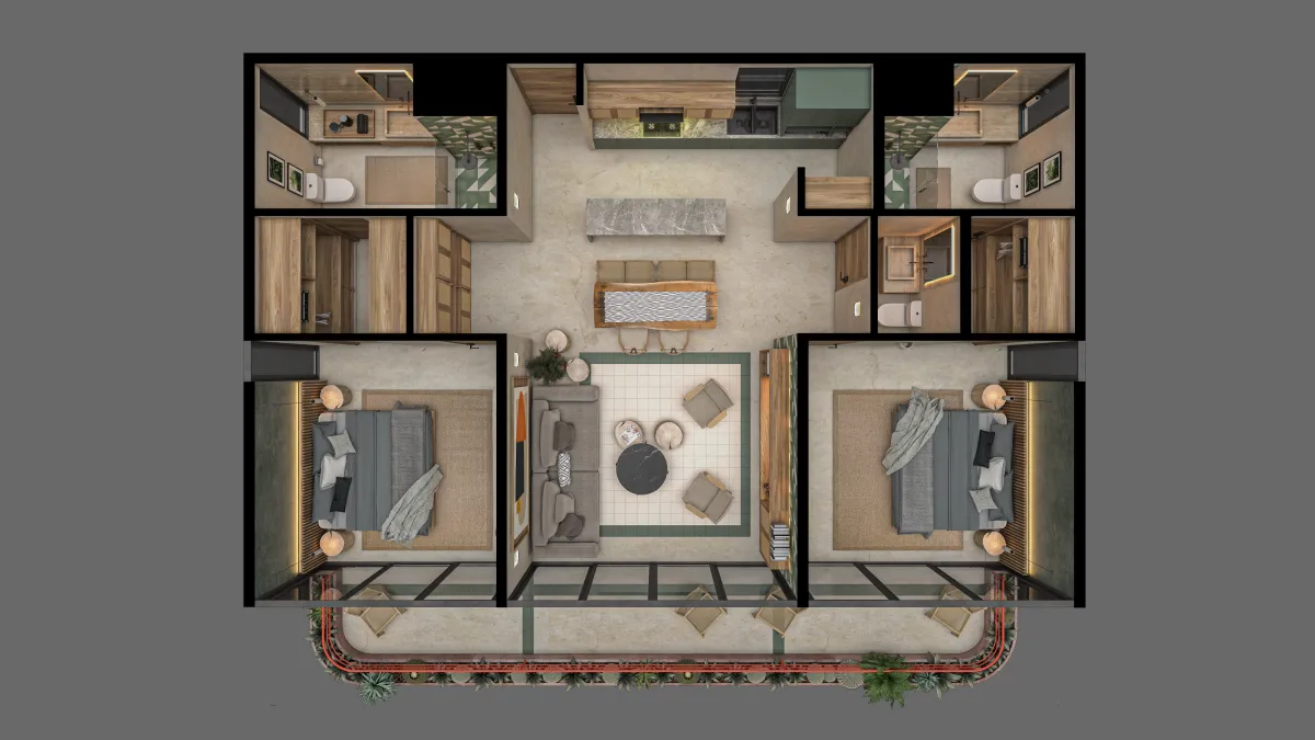 Torre Bivalvia Floorplan | Dream Baja Realty