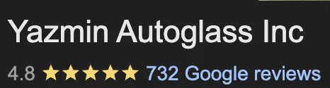Yazmin Autoglass Inc -Google Business Profile reviews