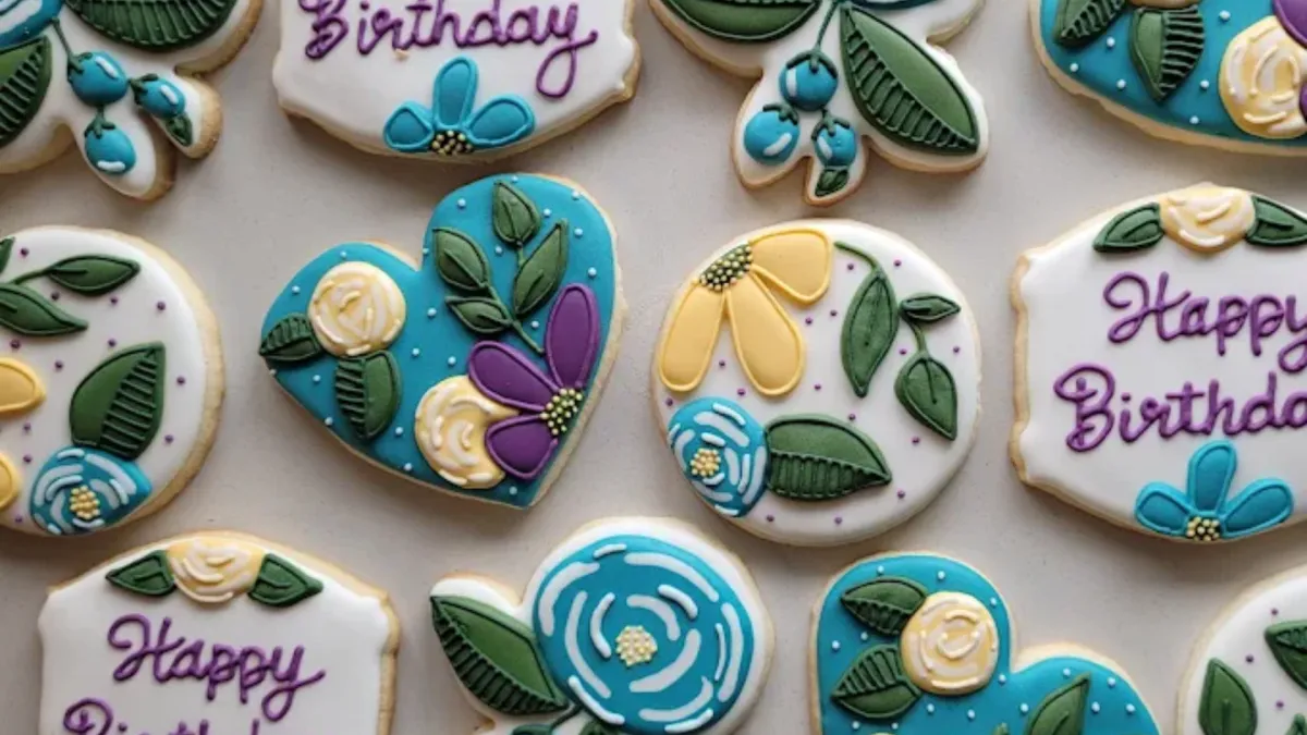 Custom cookies for birthday