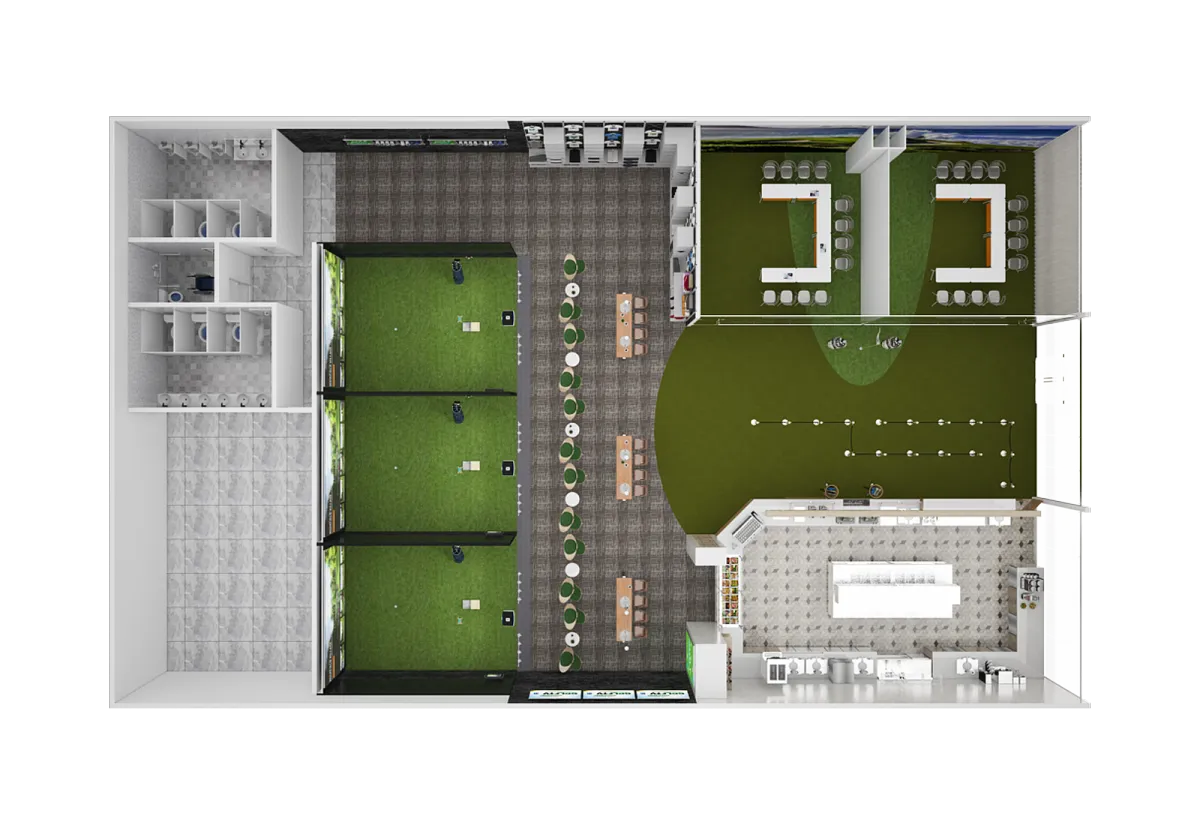 Links Golf Cafe Floorplan
