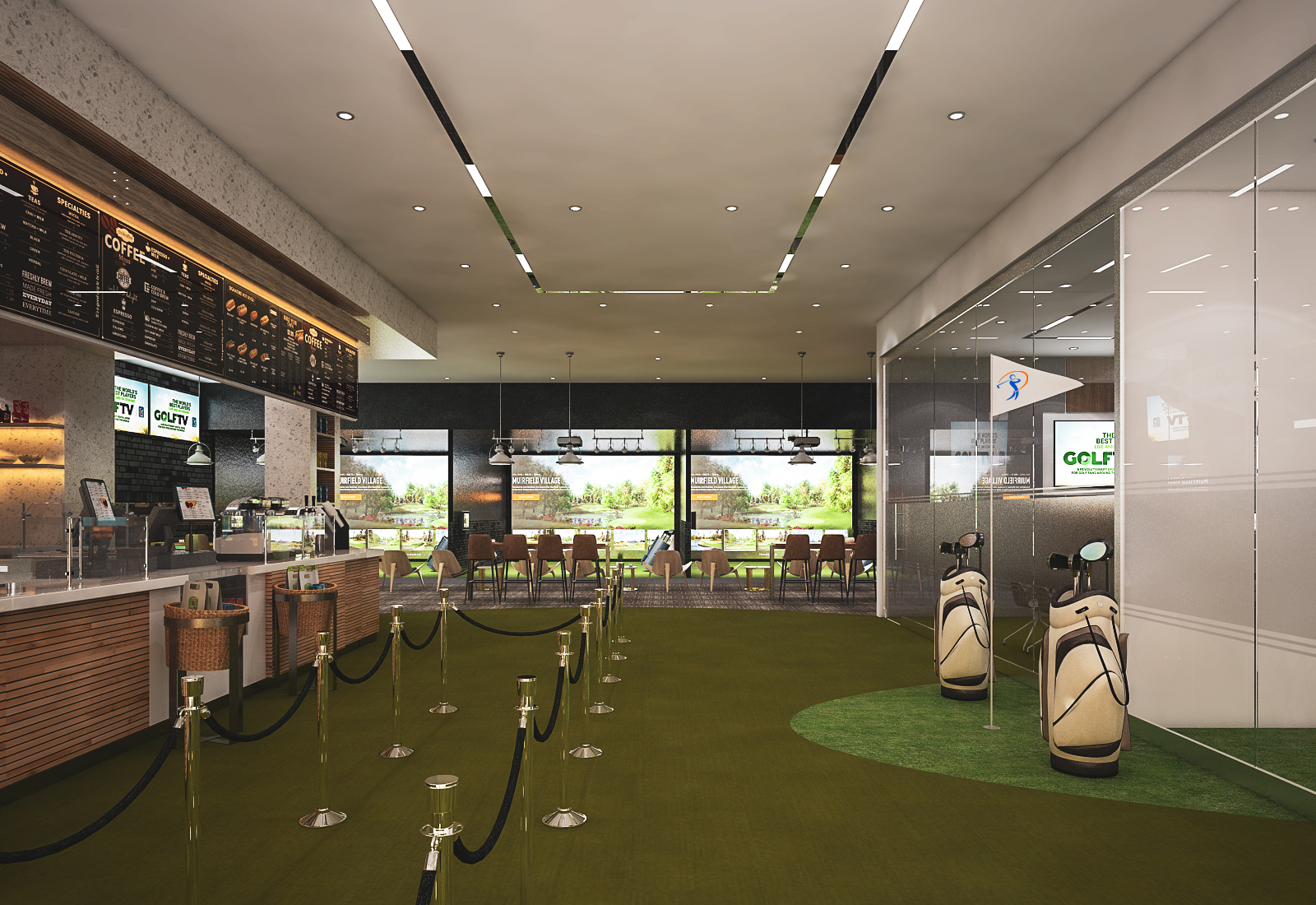 Links Golf Cafe Visual