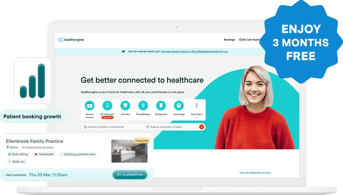 Book A Free 30-Minute Demo Today & Get 3 Months Of Healthengine For $0