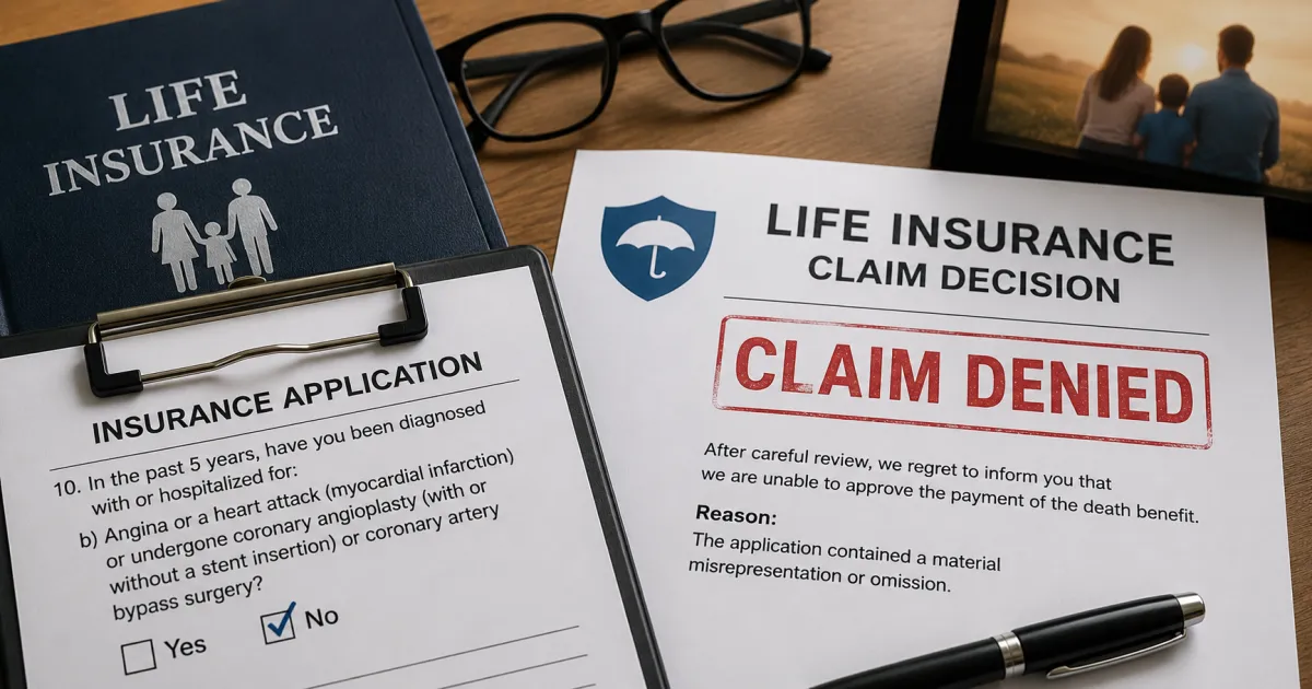 What Does a Life Insurance Claim Denial Actually Look Like?