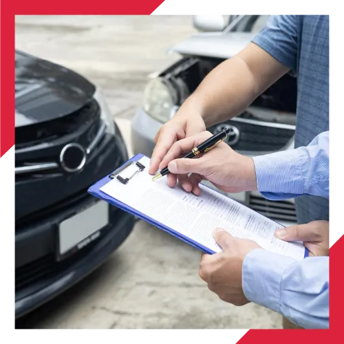 Driver getting help with car registration renewal in Colton, CA