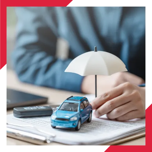 Customer speaking with a friendly team member about direct auto insurance support