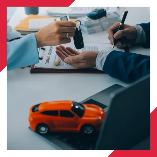 Driver reviewing an affordable car insurance quote with clear coverage details