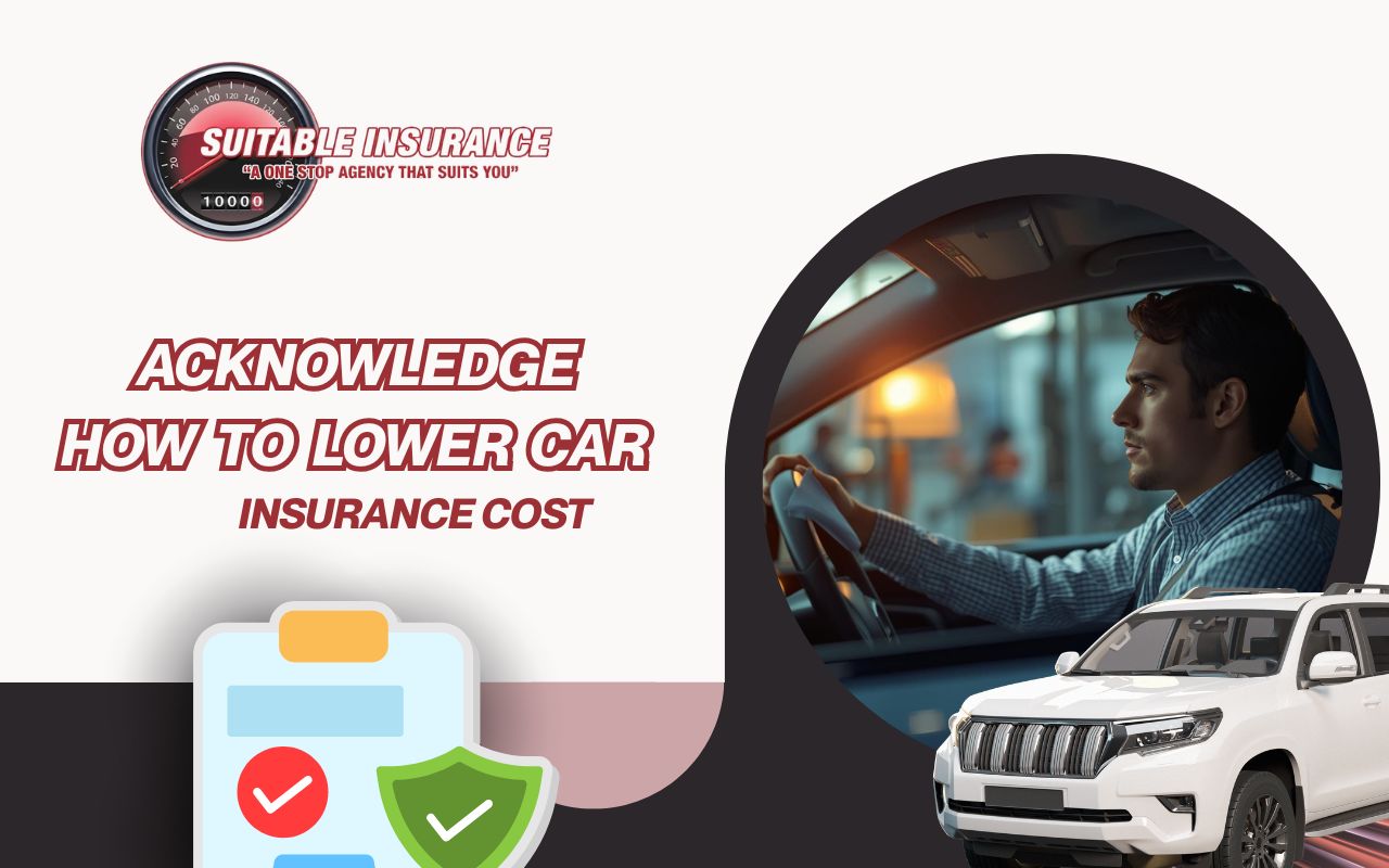 Driver reviewing a policy to learn how to lower car insurance cost