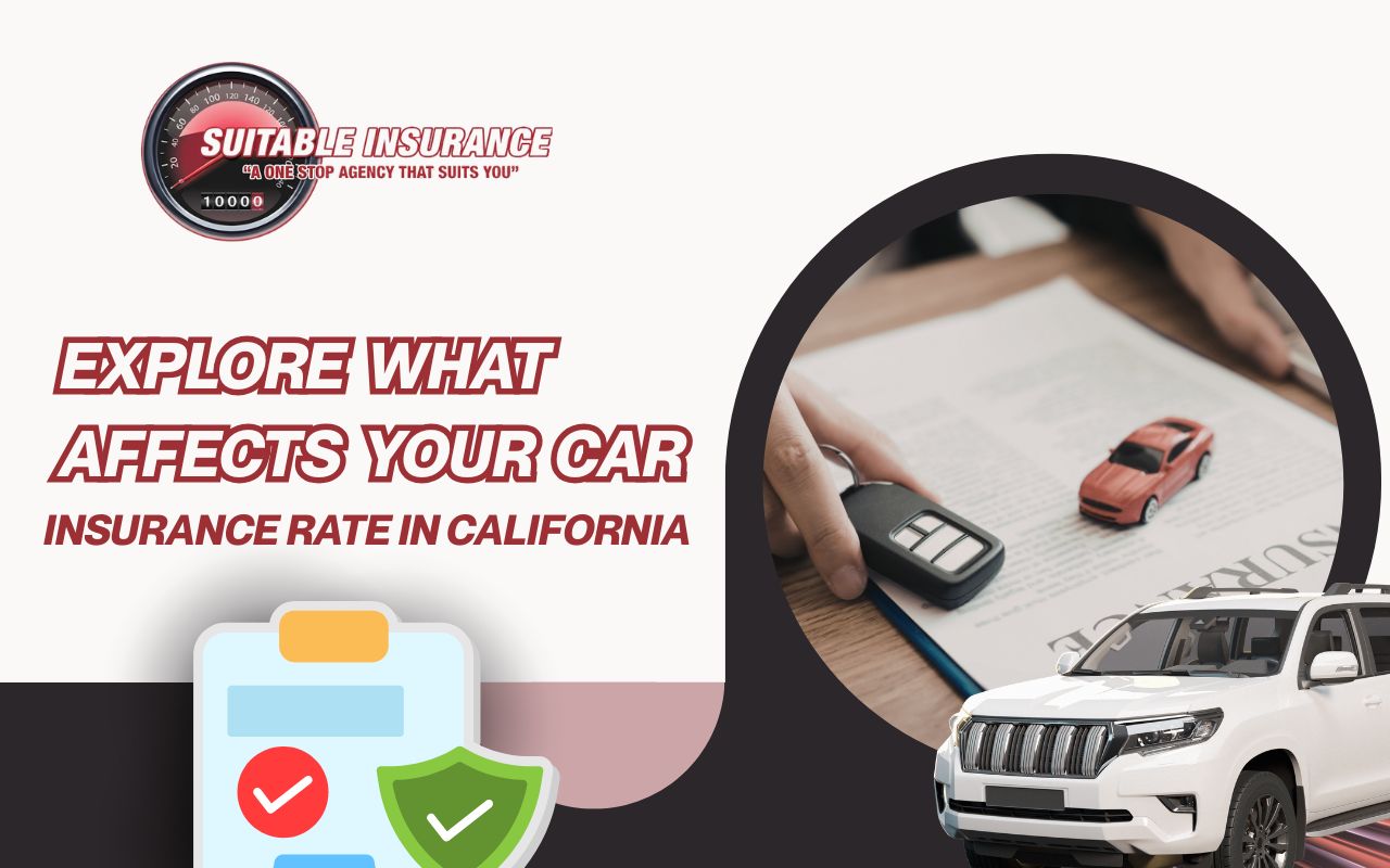 Driver reviewing what affects your car insurance rate in California