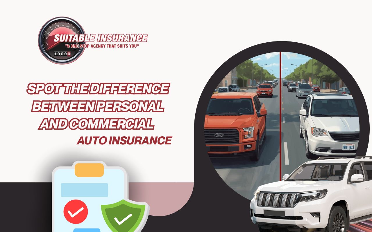 difference between personal and commercial auto insurance explained clearly