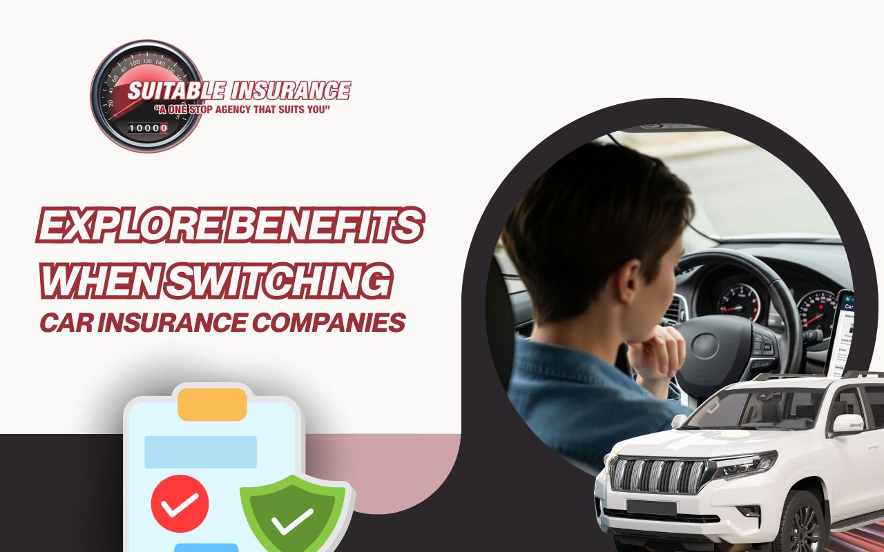Driver reviewing options before switching car insurance companies