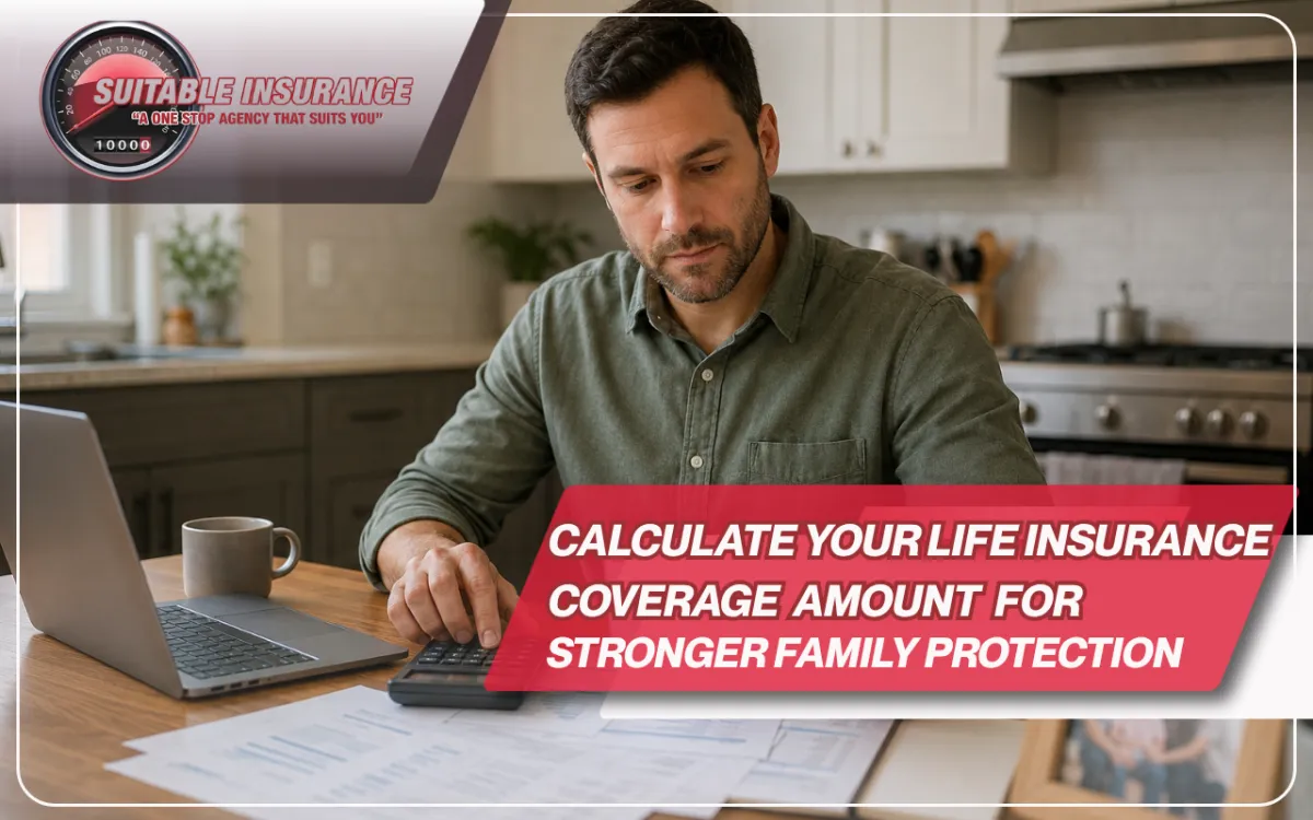 Reviewing a life insurance coverage amount for family needs
