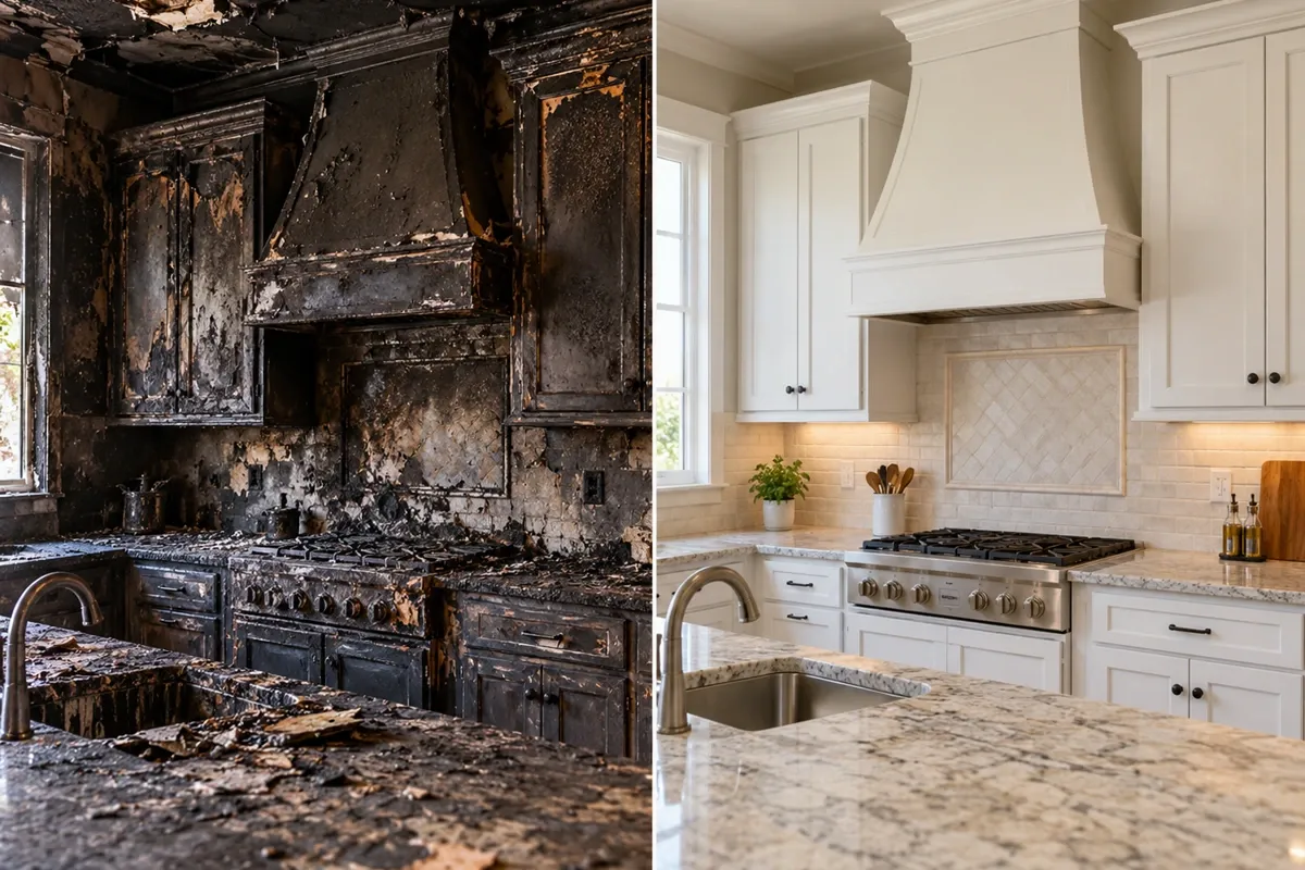 Fire Damage Restoration in Bartlett