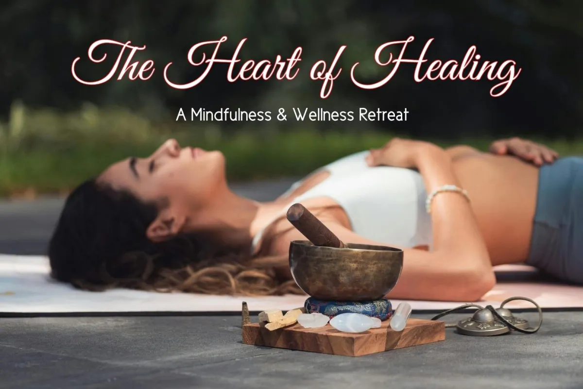 Holistic wellness retreat with group meditation, soulful healing, and mindfulness practices in Victoria