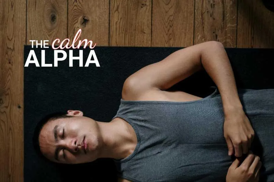 A man relaxed and calm Reclaim your body. Reclaim your power.