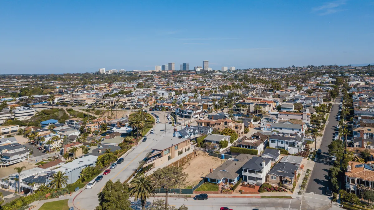 Garden Grove residential area representing senior downsizing and family transition support.