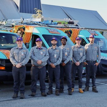 House at night with lights