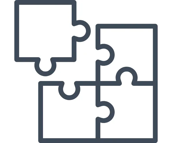 Puzzle pieces coming together showing how Saas tool integration fosters collaboration and cross-functional communication