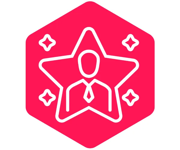 Tech professional within a star to depict talent within The SaaS JEDI team