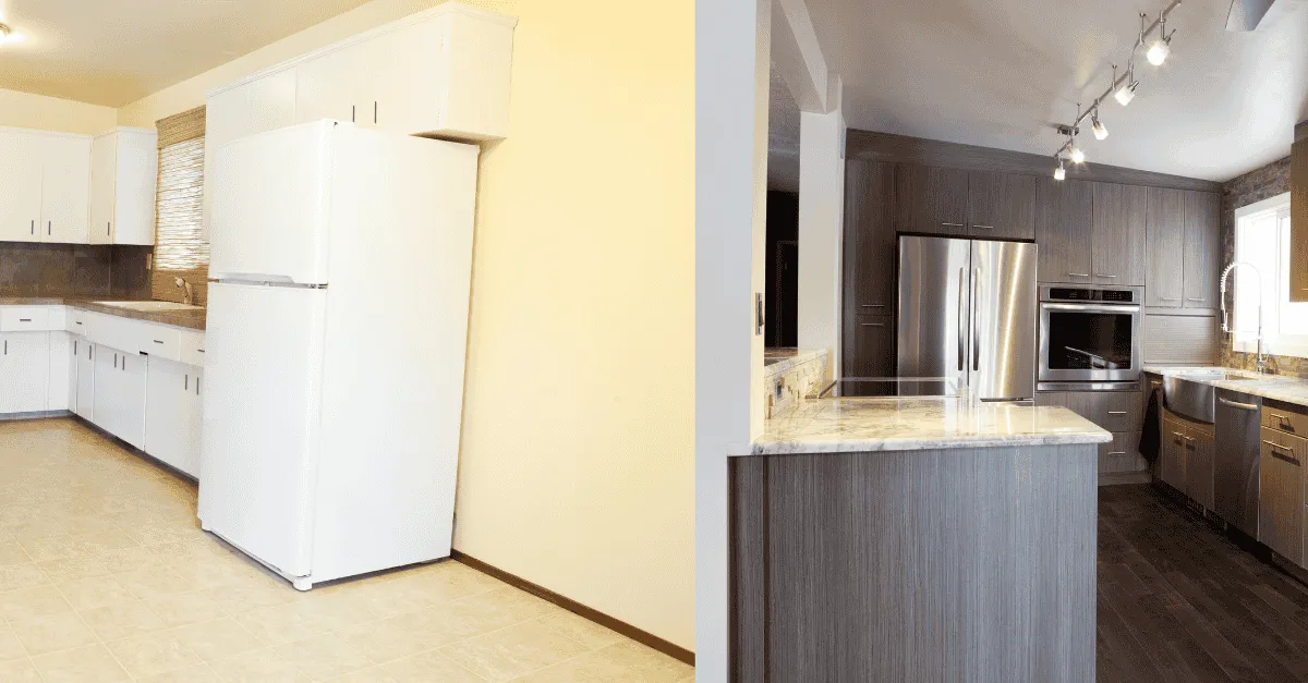custom shaker cabinetry with stone countertops