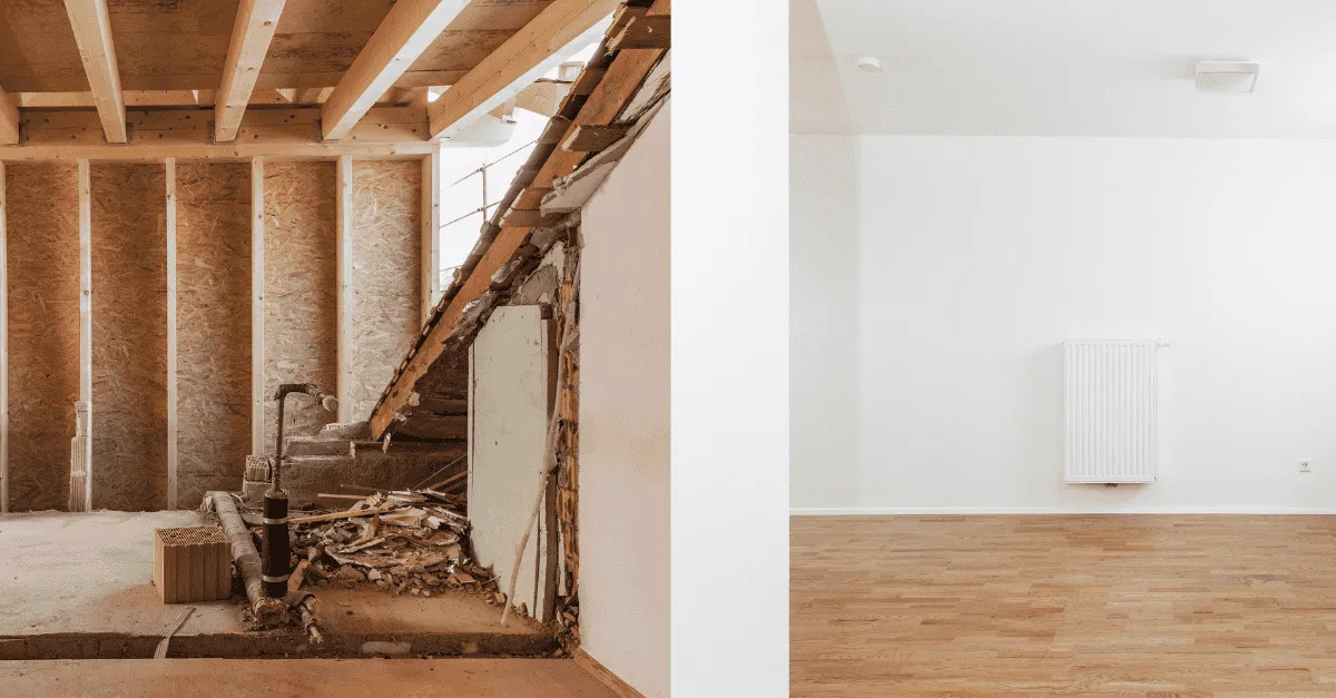 garage conversion before and after