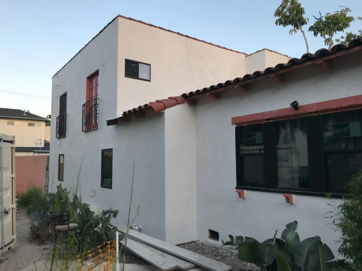 completed room addition in Los Angeles by JMS Developers Inc.