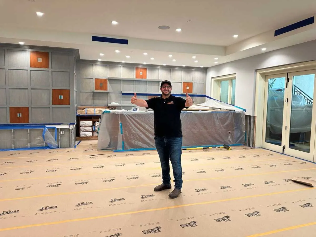 JMS Developers Inc. construction crew working on a home renovation in Los Angeles