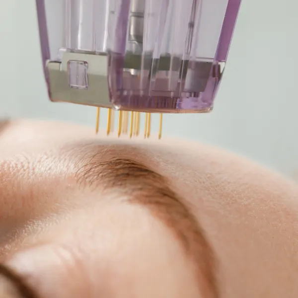 Microneedling process in Roswell GA