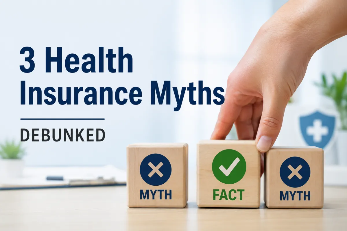 Health insurance myths and facts explained with simple comparisons