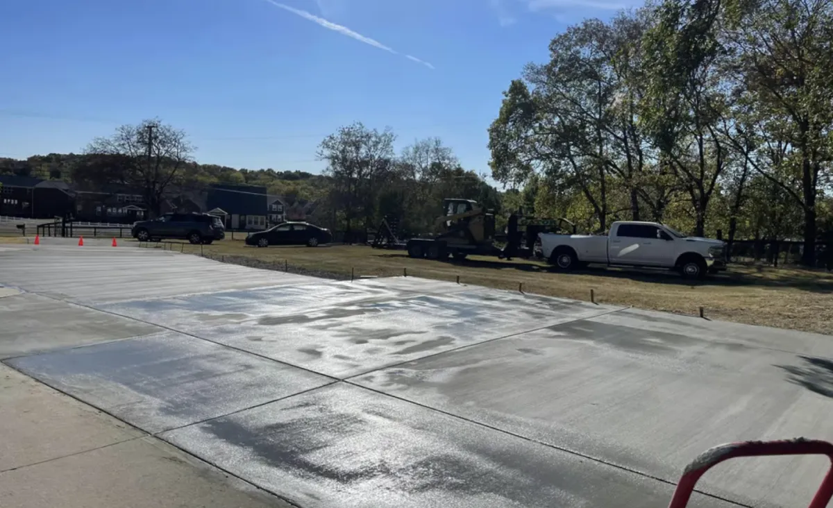 stamped concrete patio and walkway in Knoxville - Focus Construction TN