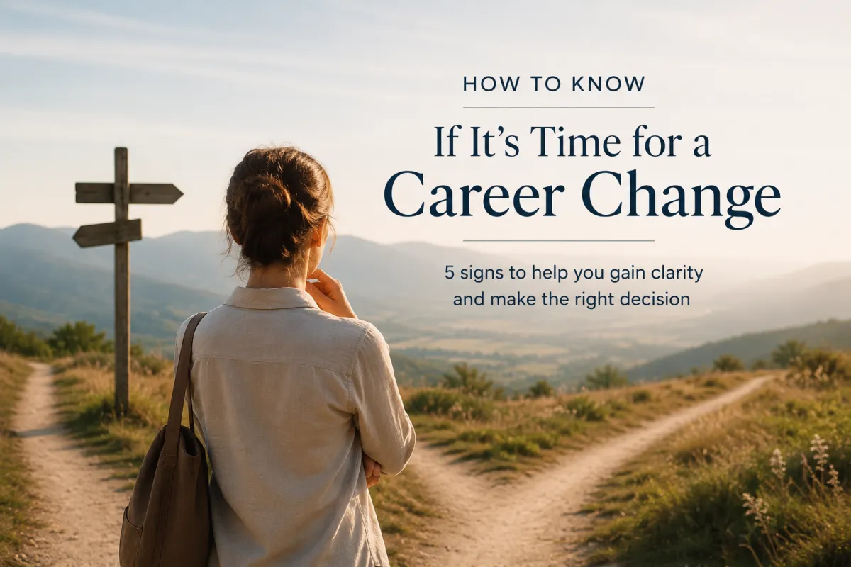 How to Know If It's Time for a Career Change