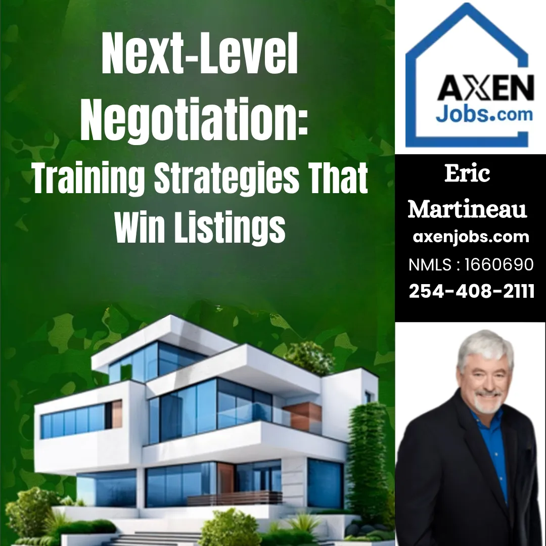 Next-Level Negotiation: Training Strategies That Win Listings