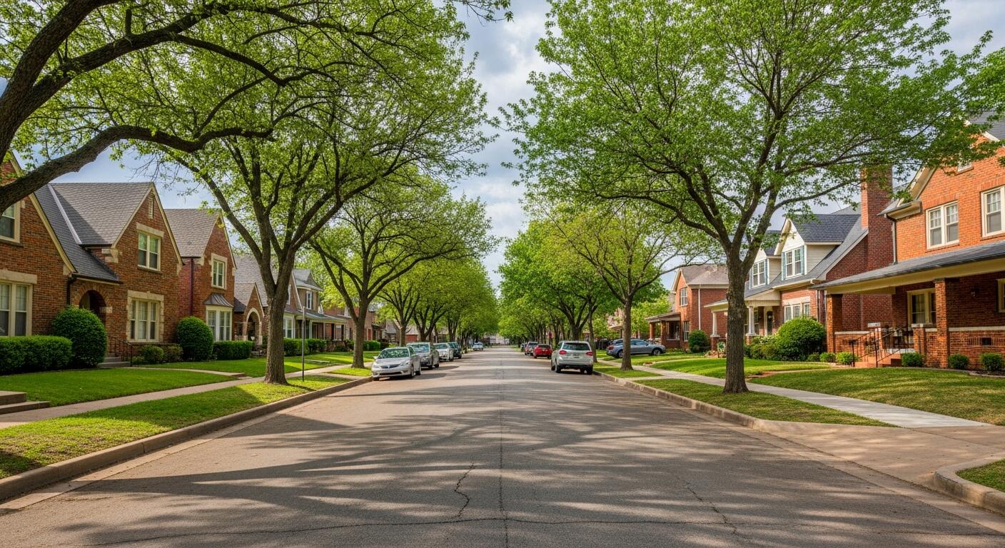 orange lights on top of white and red metal bars