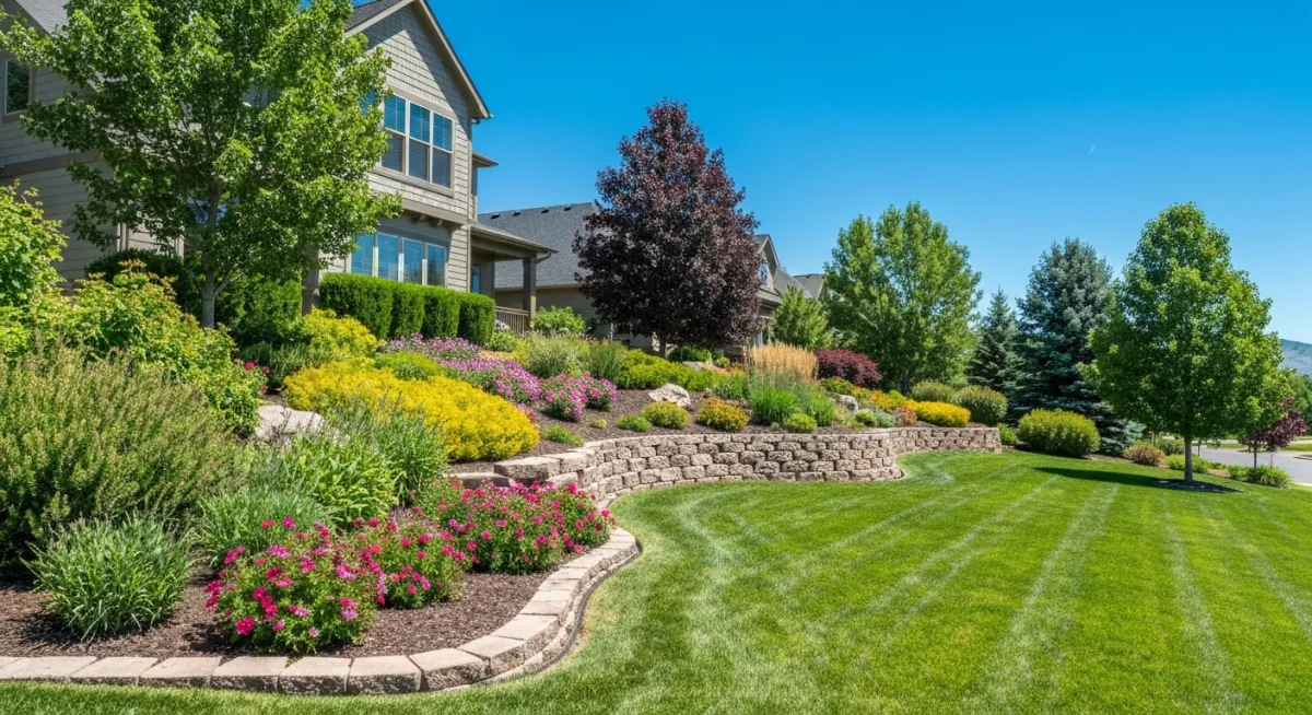 Landscape design ideas for sloped yards in Utah