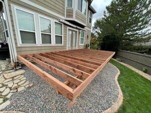 New home building in Evergreen Colorado