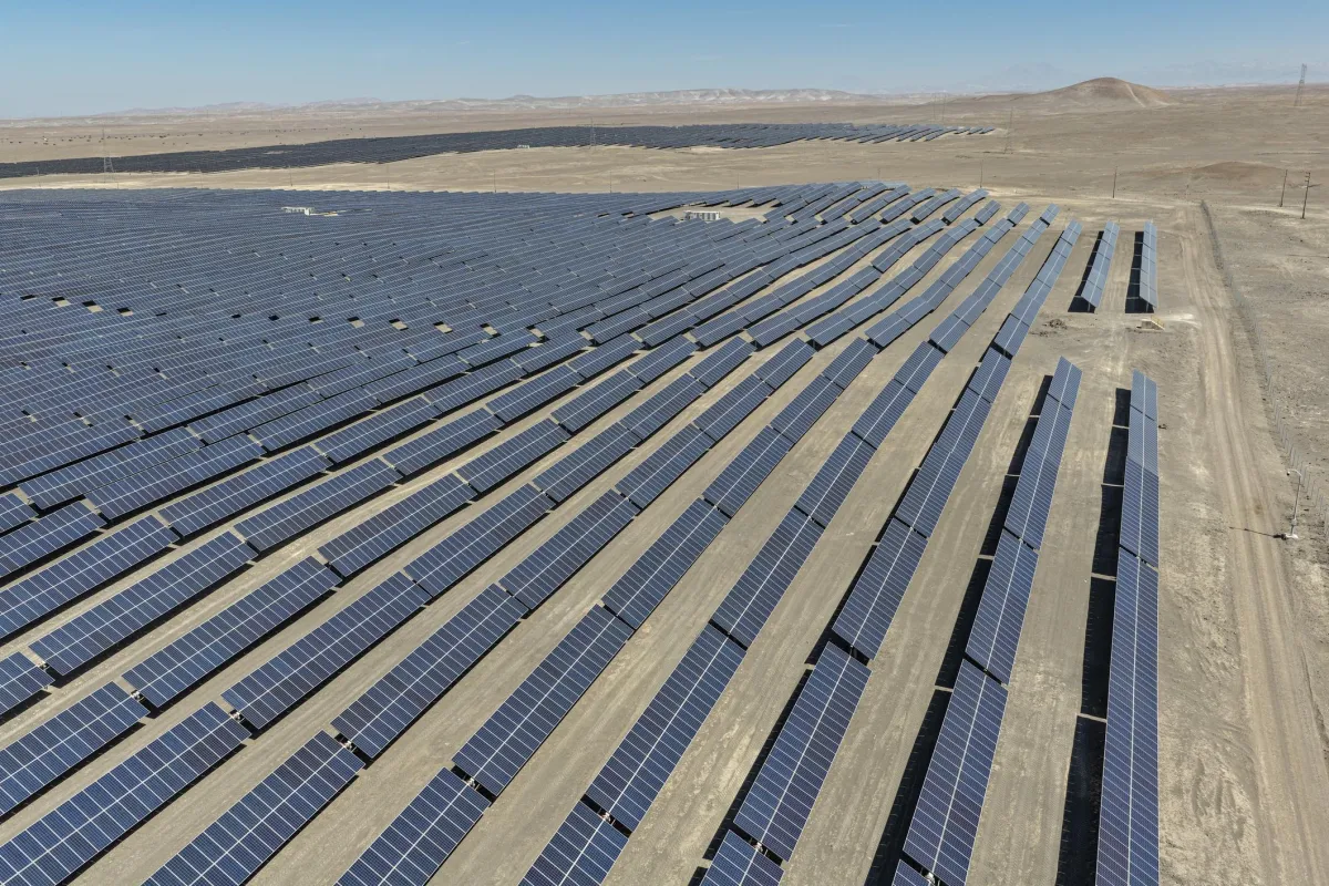 Solar array installation at Miller Dairy Farm