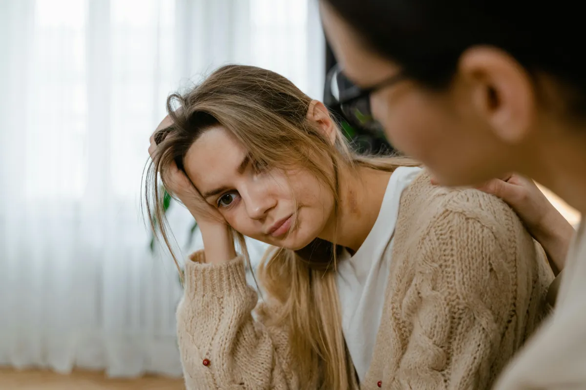 stressed woman